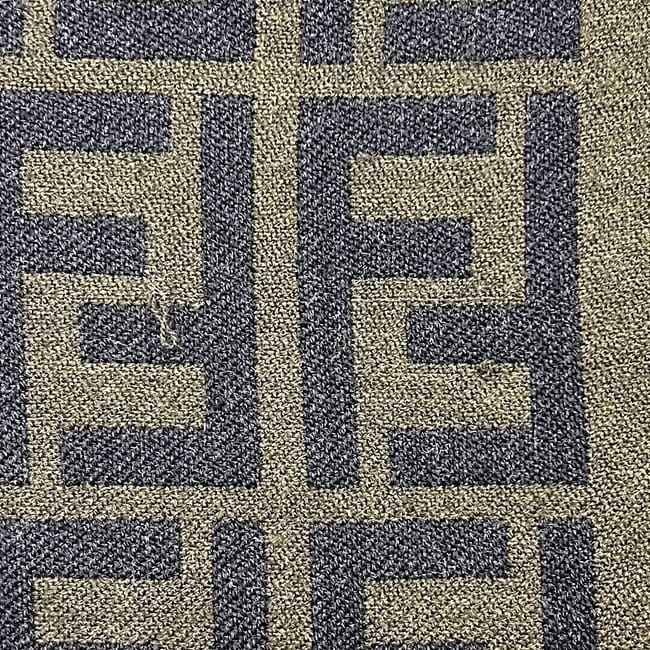 Fendi Scarf Khaki Green Zucca Cleaned Wool — view 9
