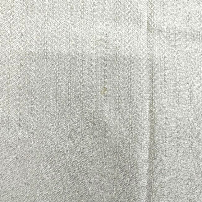 Hermes Shawl White Beige Rebliss Cleaned — view 9