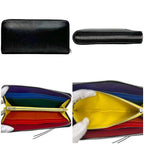 Loewe Round Zipper Long Wallet Rainbow Black — view 4