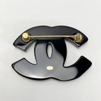Chanel Handwritten Coco Mark D23 a Yellow Pink Jewelry Accessories Brooch — view 3