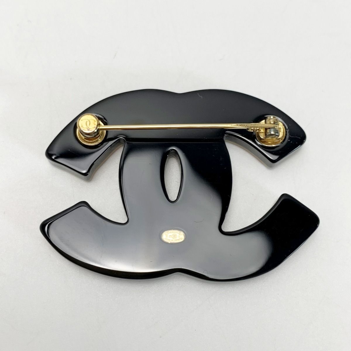 Chanel Handwritten Coco Mark D23 a Yellow Pink Jewelry Accessories Brooch — view 3