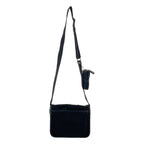 Prada 2 Vd034 Pattina Re-Nylon Saffiano Leather Shoulder Bag Black — view 2
