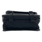 Prada 2 Vd034 Pattina Re-Nylon Saffiano Leather Shoulder Bag Black — view 7