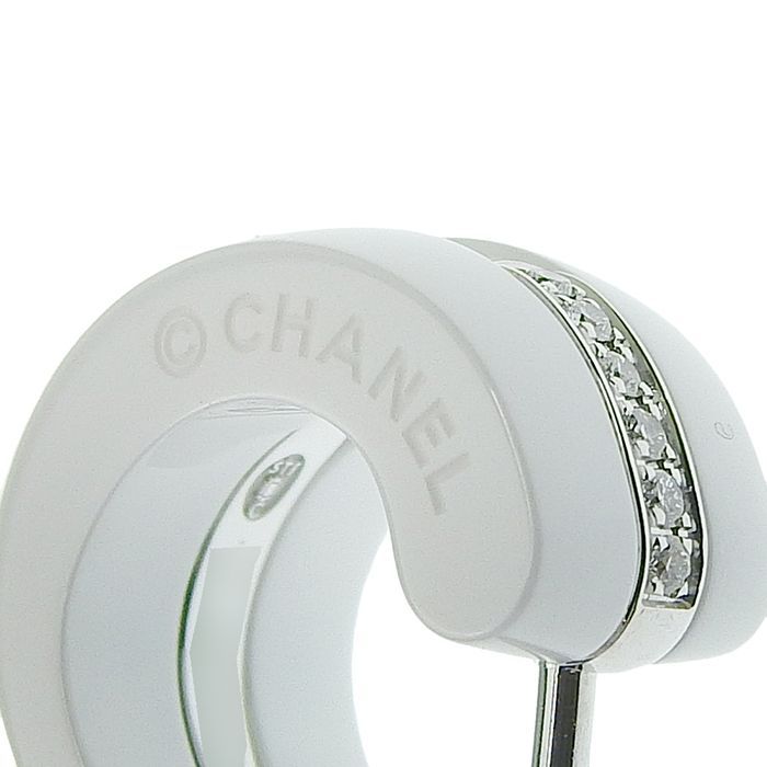 Chanel Ultra Collection Diamond Earrings J4303 18K White Gold 750 CE — view 7