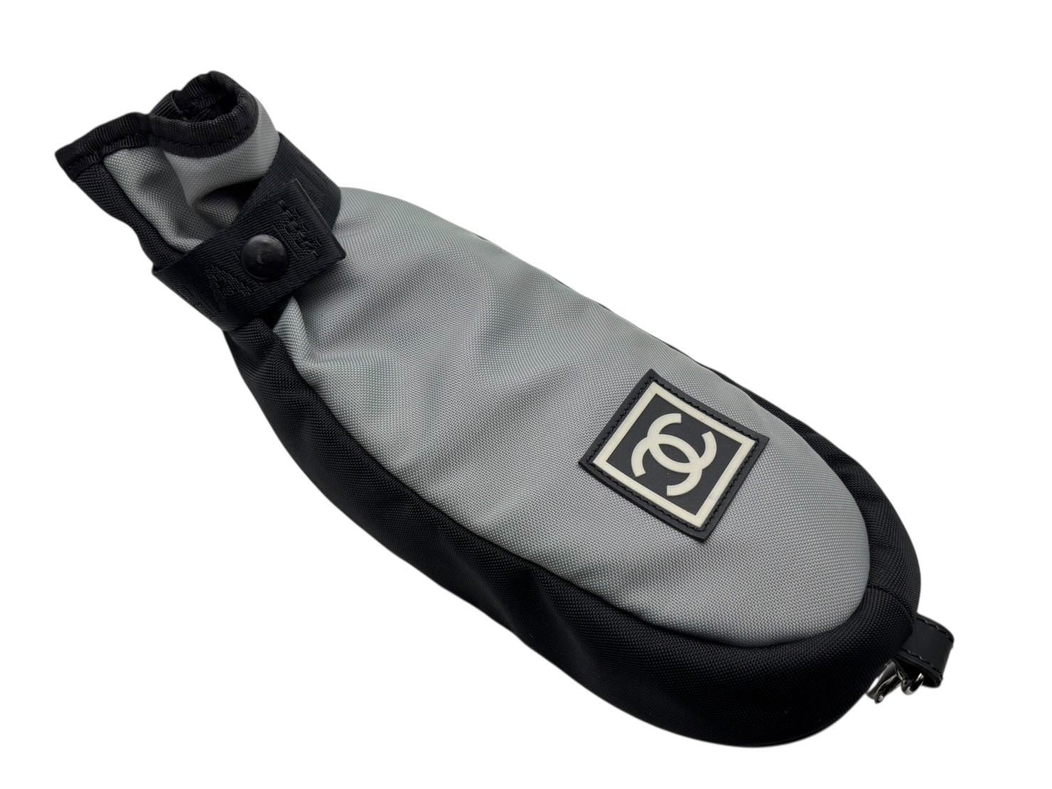 Chanel Sports Line Golf Club Head Cover CC Logo Nylon Black — view 2