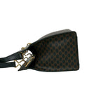 Celine Vintage Macadam Blason Pattern Leather Handbag Mini Tote Bag