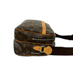 Louis Vuitton Vintage Reporter PM Monogram Leather Shoulder Bag Pochette Brown — view 7