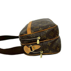 Louis Vuitton Vintage Reporter PM Monogram Leather Shoulder Bag Pochette Brown — view 6