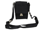 Prada Triangle Logo Mini Shoulder Bag Phone Case Pouch Black Silver
