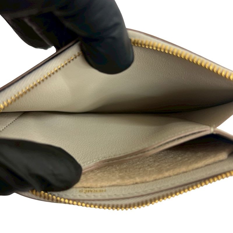 Hermes Zip Ango Evercolor Leather — view 8