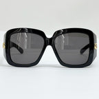 Gucci Square Frame Sunglasses with Scratch GG1402 sa 001 55/15-135 M Black — view 2