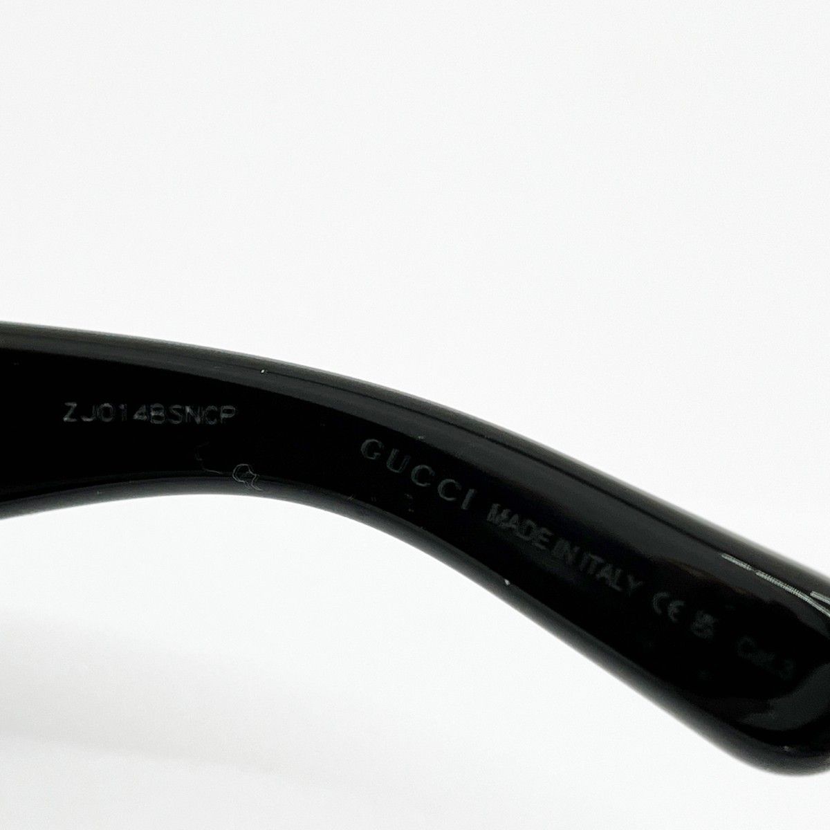 Gucci Square Frame Sunglasses with Scratch GG1402 sa 001 55/15-135 M Black — view 8