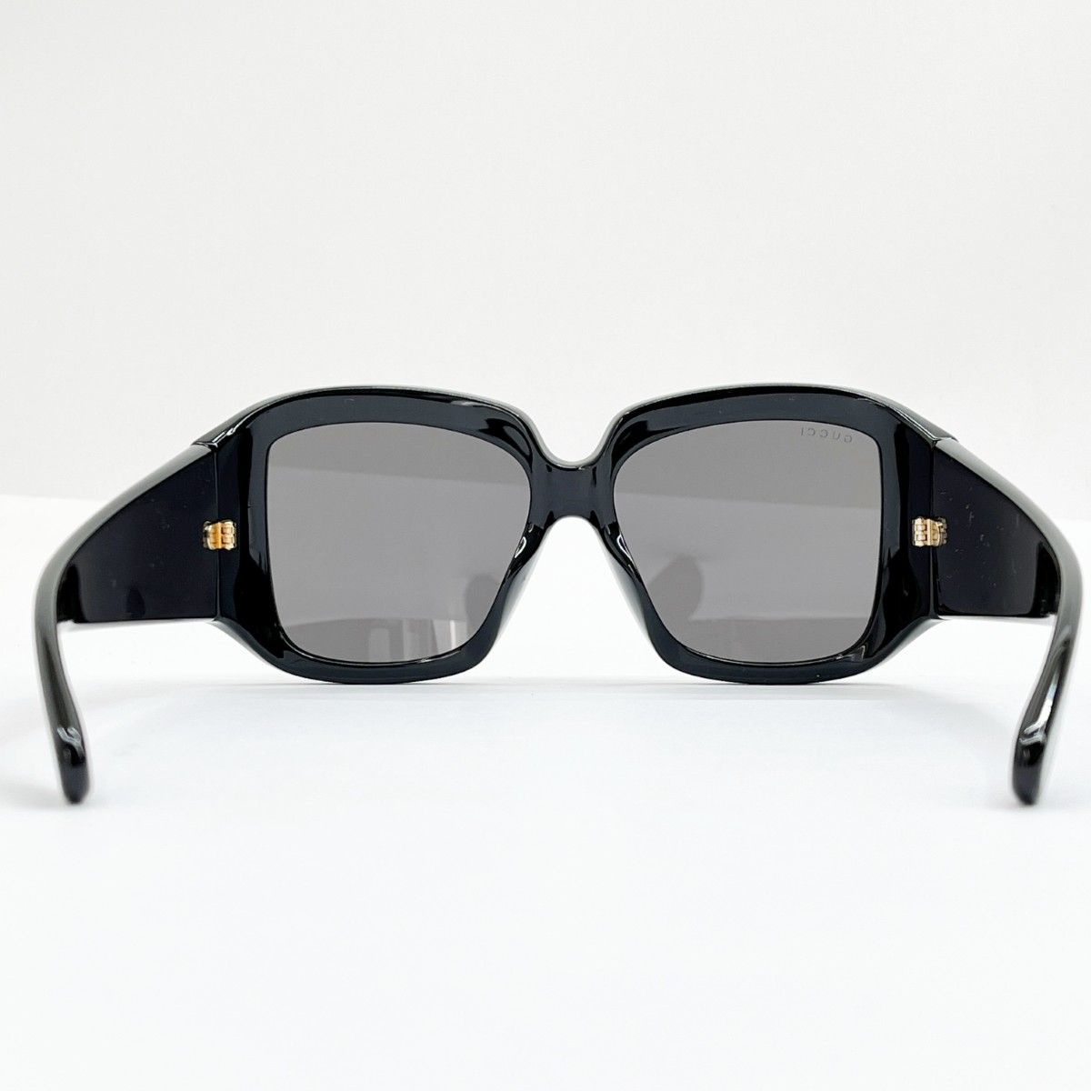 Gucci Square Frame Sunglasses with Scratch GG1402 sa 001 55/15-135 M Black — view 5