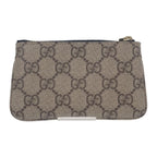 Gucci Key Case Coin Polyurethane Brown Gold Hardware GG — view 2