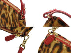 Dior Saddle Pouch Leopard Print Calf Hair Leather Galliano — view 5