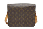 Louis Vuitton Cartouchiere GM Shoulder Bag Monogram Canvas Brown — view 2