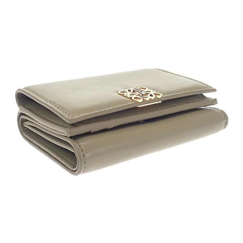 Loewe Puffer Anagram Trifold Wallet C821 Tr2 X10 Shiny Napa — view 5