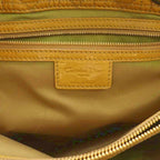 Christian Dior Lady Tote Bag Enamel Quilted Mustard Mi-OS-OH — view 8