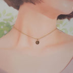 Hermes Gambard Crude Sel Exlibris B 00 Necklace 18K Pink — view 7