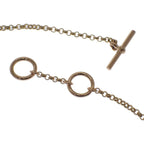 Hermes Gambard Crude Sel Exlibris B 00 Necklace 18K Pink — view 6