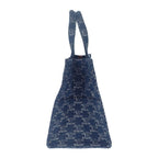 Celine Small Cabas Tice frg.05 ds Tote Bag Triomphe Denim Calf Leather — view 3
