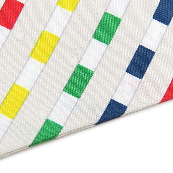 Hermes Scarf Twillye Silk Cles Blue Rouge — view 4