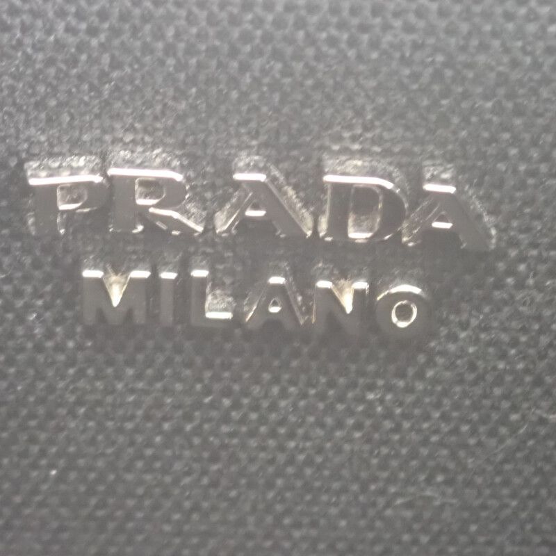 Prada Pannier 1 Ba212 2 Did f0 B7 K v poo Handbag Canvas Leather Black Brown — view 7