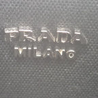 Prada Pannier 1 Ba212 2 Did f0 B7 K v poo Handbag Canvas Leather Black Brown — view 7