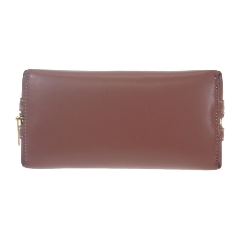 Celine Clutch Cuil With Chain 10 E383 Dr8.04 lu Shoulder Bag Calf Tan Brown — view 7