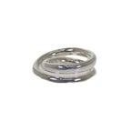 Hermes Vertige 13 no 54 B Ring 2 Rings Silver 925 Men — view 4