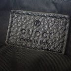 Gucci GG Emblem Key Pouch Aaeem 1000 Case Grain Leather Black — view 6