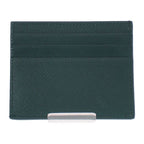 Prada Triangle 2 Mc223 qhh f077 U Card Case Saffiano Green Smeraldo — view 4