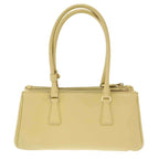 Prada Galleria Bag Medium Leather Shoulder Yellow — view 2