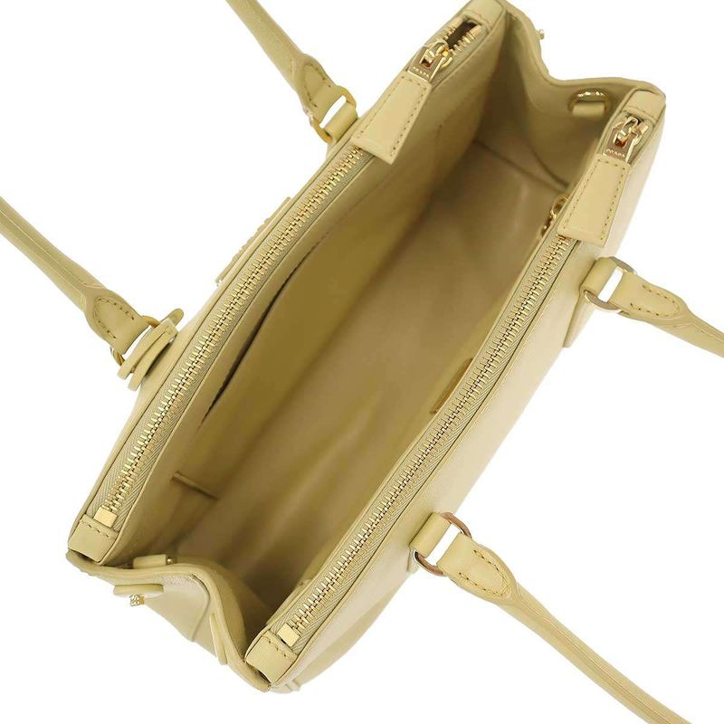 Prada Galleria Bag Medium Leather Shoulder Yellow — view 8