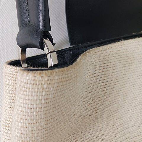 Gucci Hobo Bag Handbag One Shoulder Jackie Canvas Leather Ivory Black AA — view 8