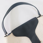 Gucci Hobo Bag Handbag One Shoulder Jackie Canvas Leather Ivory Black AA — view 4