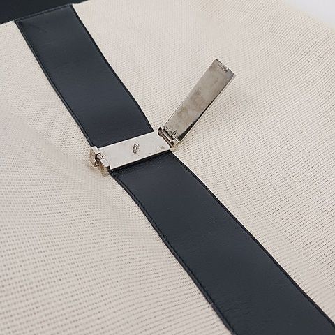 Gucci Hobo Bag Handbag One Shoulder Jackie Canvas Leather Ivory Black AA — view 7