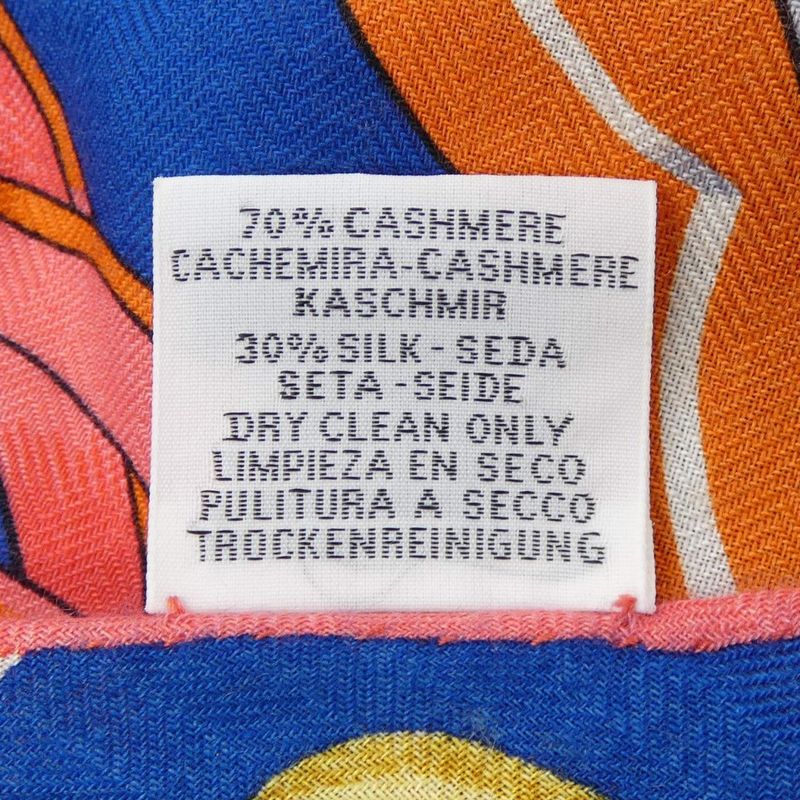Hermes Brides Et Destin S Triangle Gien Stole — view 3