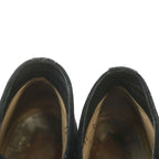 Gucci Chukka Boots Suede Short Round Toe Monk Strap 37 Black XZ — view 4