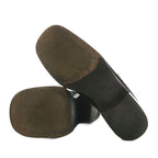 Gucci Chukka Boots Suede Short Round Toe Monk Strap 37 Black XZ — view 6