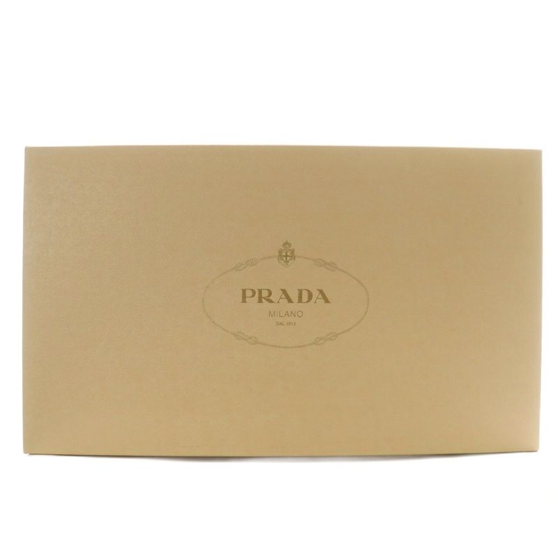 Prada Long Boots Suede Pointed Toe High Heel Side Zip 35 Black XZ — view 8