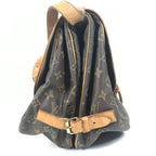 Louis Vuitton Shoulder Bag Saumur GM Monogram Canvas Brown — view 5