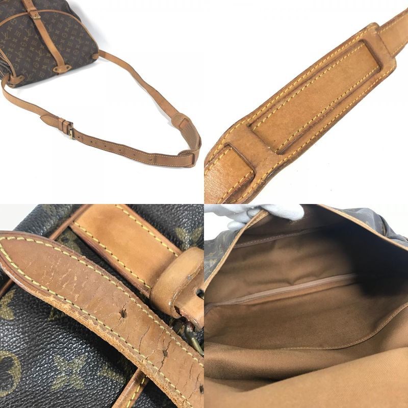 Louis Vuitton Shoulder Bag Saumur GM Monogram Canvas Brown — view 7