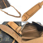 Louis Vuitton Shoulder Bag Saumur GM Monogram Canvas Brown — view 7