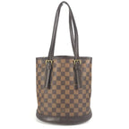 Louis Vuitton Shoulder Bag Marais With Pouch Damier Canvas Ebene Brown — view 2