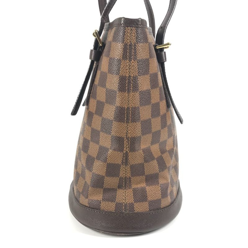 Louis Vuitton Shoulder Bag Marais With Pouch Damier Canvas Ebene Brown — view 3