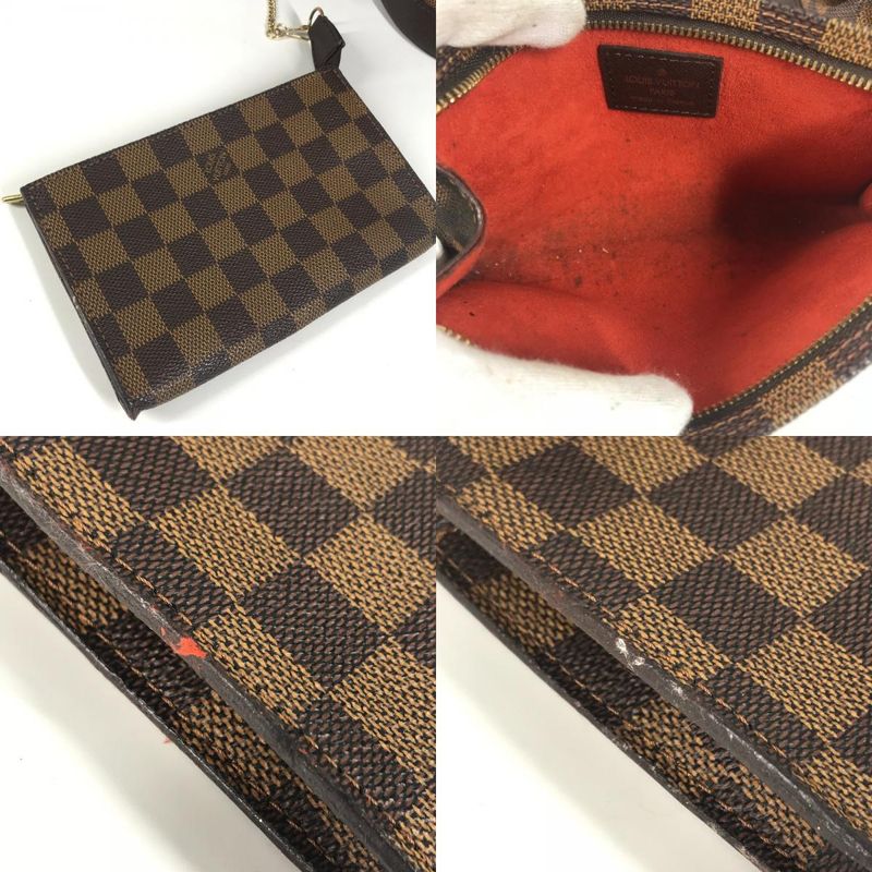 Louis Vuitton Shoulder Bag Marais With Pouch Damier Canvas Ebene Brown — view 9