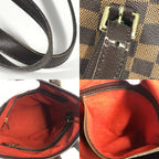Louis Vuitton Shoulder Bag Marais With Pouch Damier Canvas Ebene Brown — view 7
