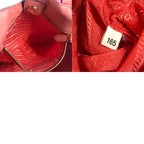 Prada Handbag Triangle Logo Plate Nylon Pink — view 9