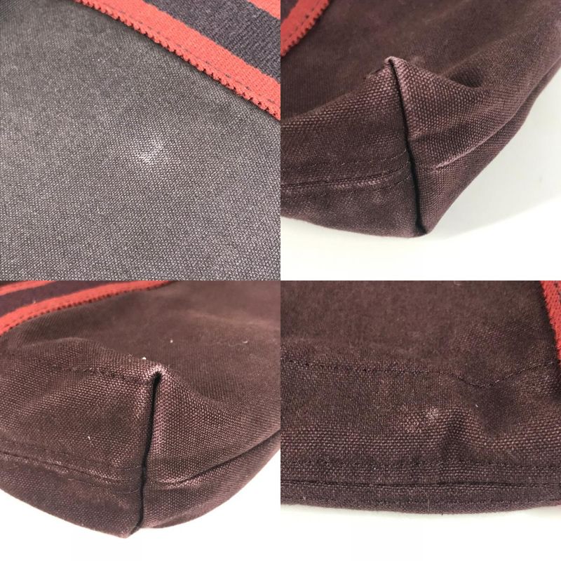Hermes Handbag Fourre Tout Cabas Cotton Brown — view 9